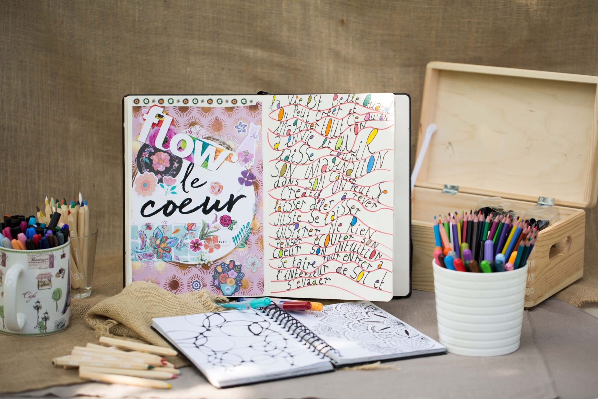 Samedi ça te dit? Journal créatif en duo