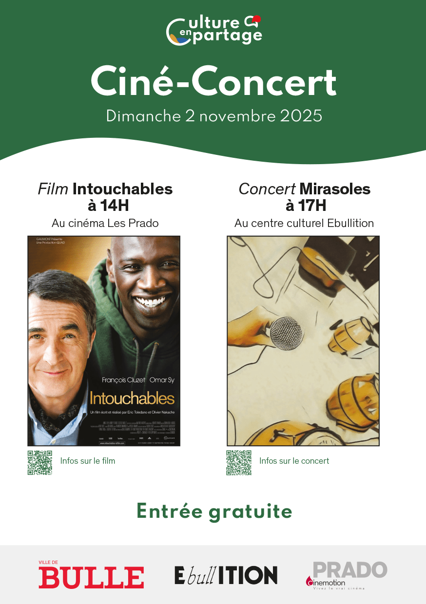 Journée Ciné Goûter Concert avec Culture en Partage