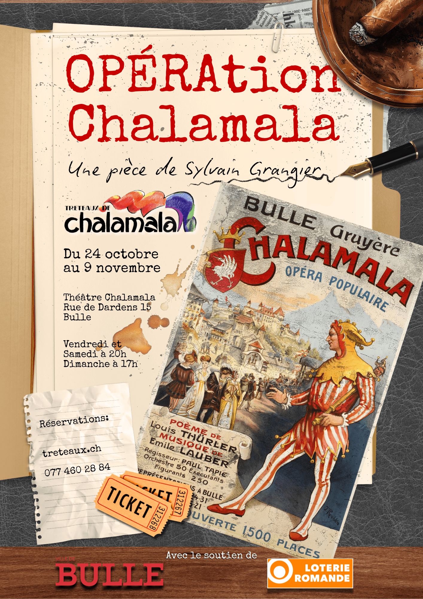 Spectacle de la troupe des adultes OPERAtion Chalamala