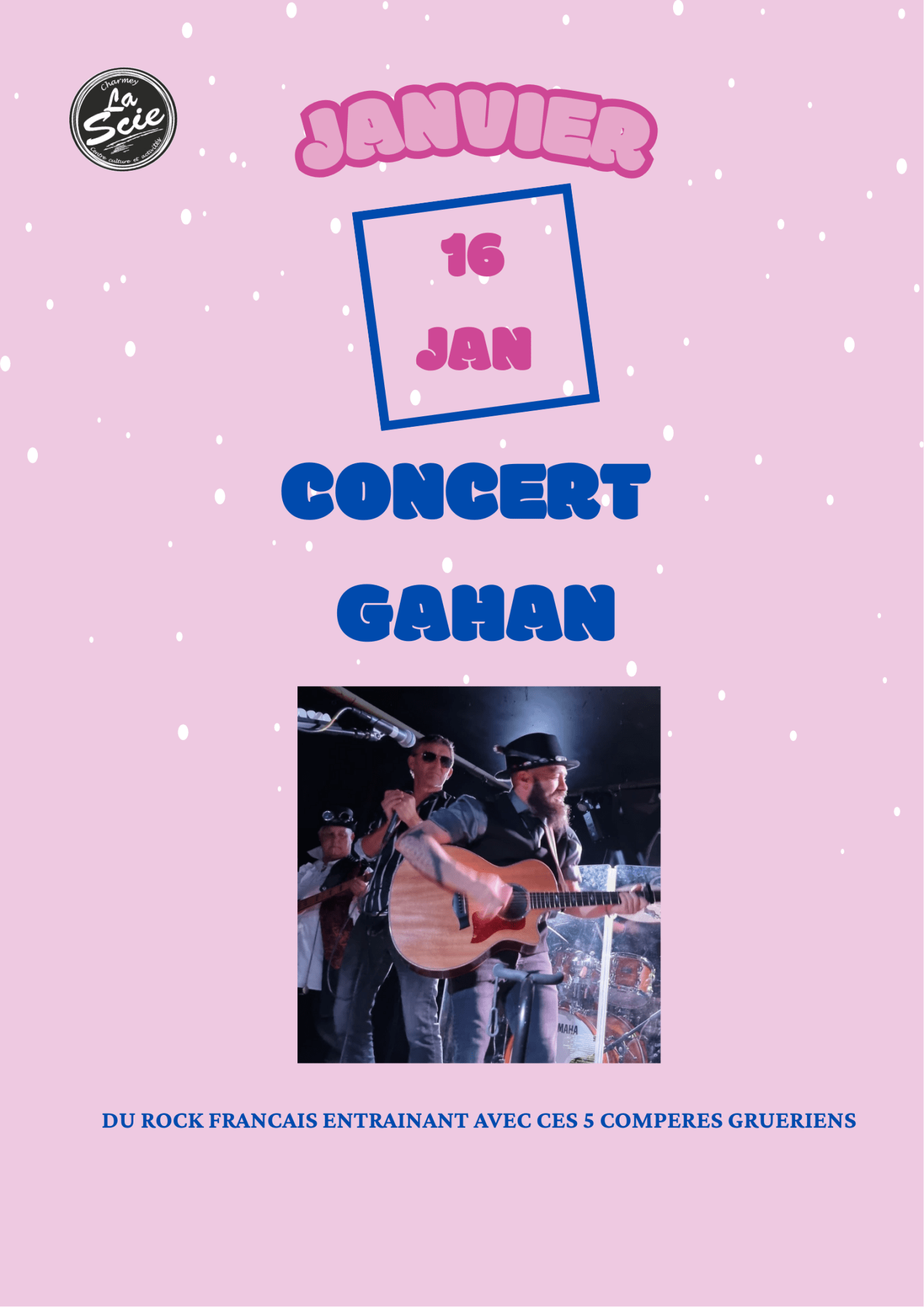 CONCERT : GAHAN rock français