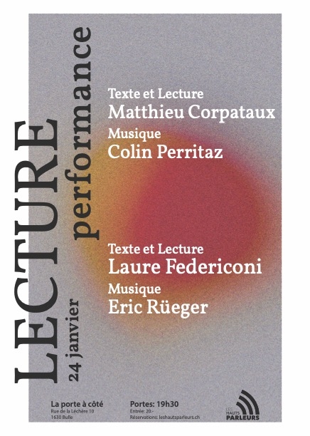 Soirée lecture-performance