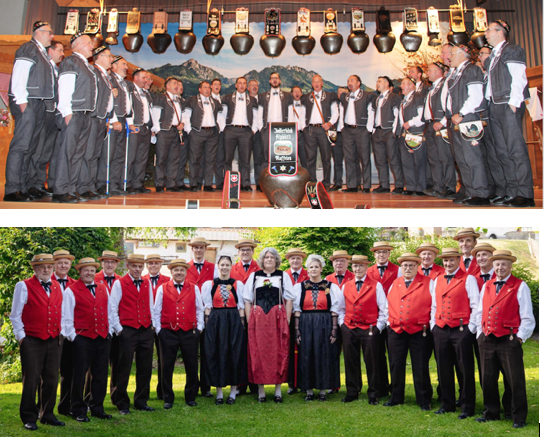 Jodlerklub Alphüttli, Plaffeien  -  Jodlerklub Echo vom Bärgli, Rechthalten