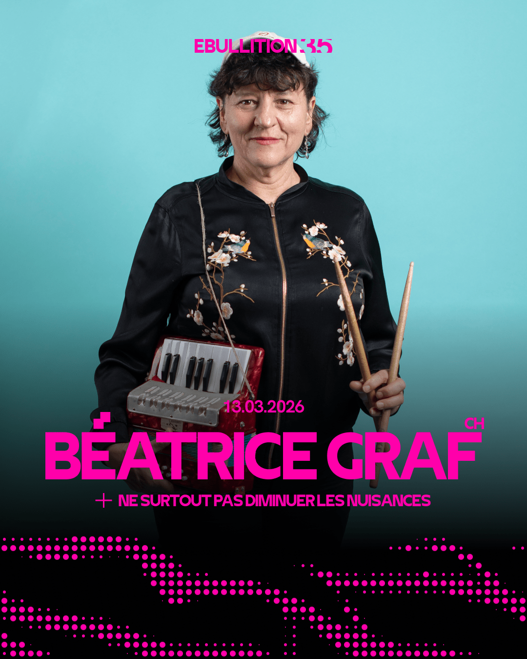 Béatrice Graf (CH) + "Ne surtout pas diminuer les nuisances" par le collectif Buro d'Archi (CH)