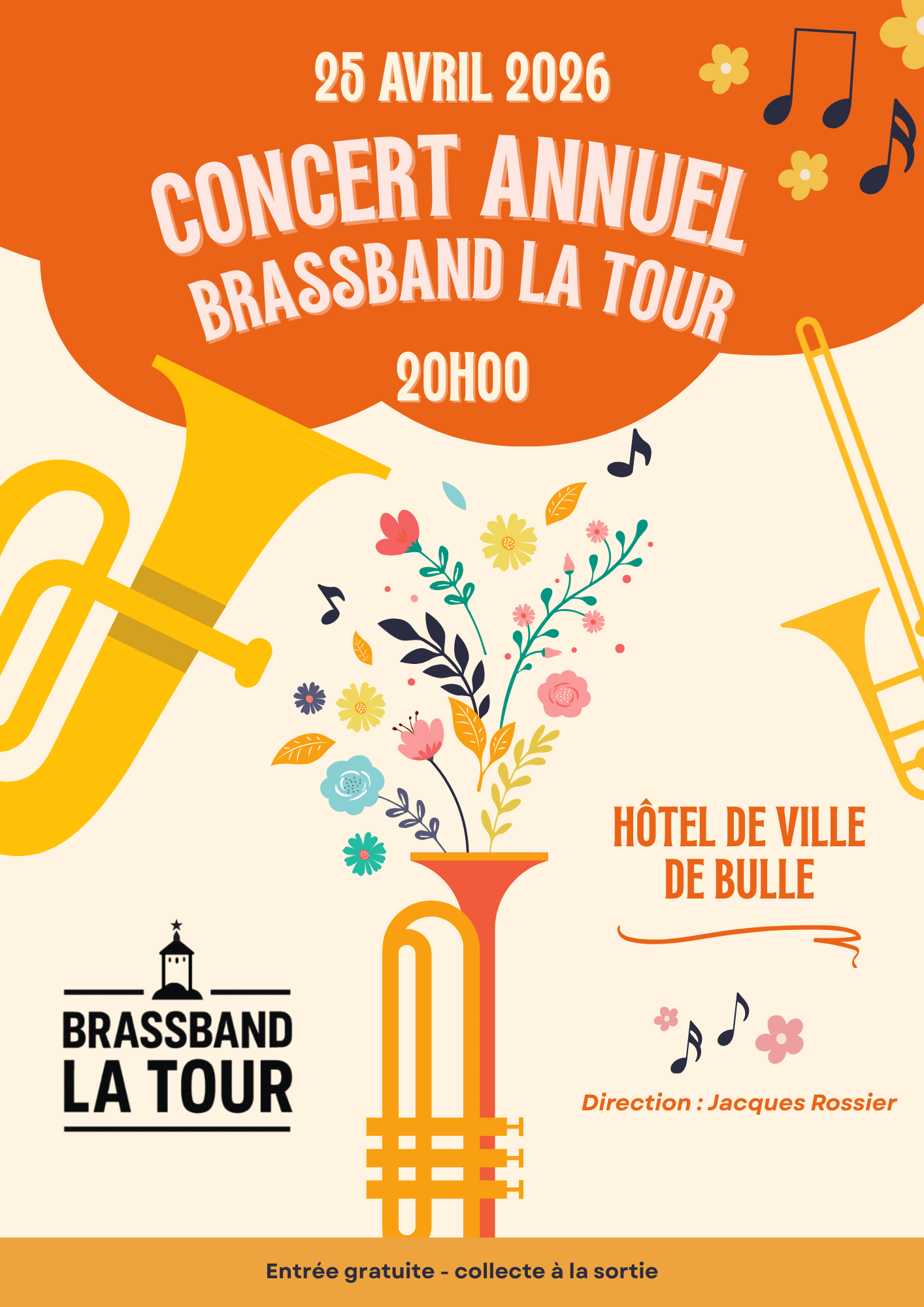 Concert annuel du BrassBand La Tour
