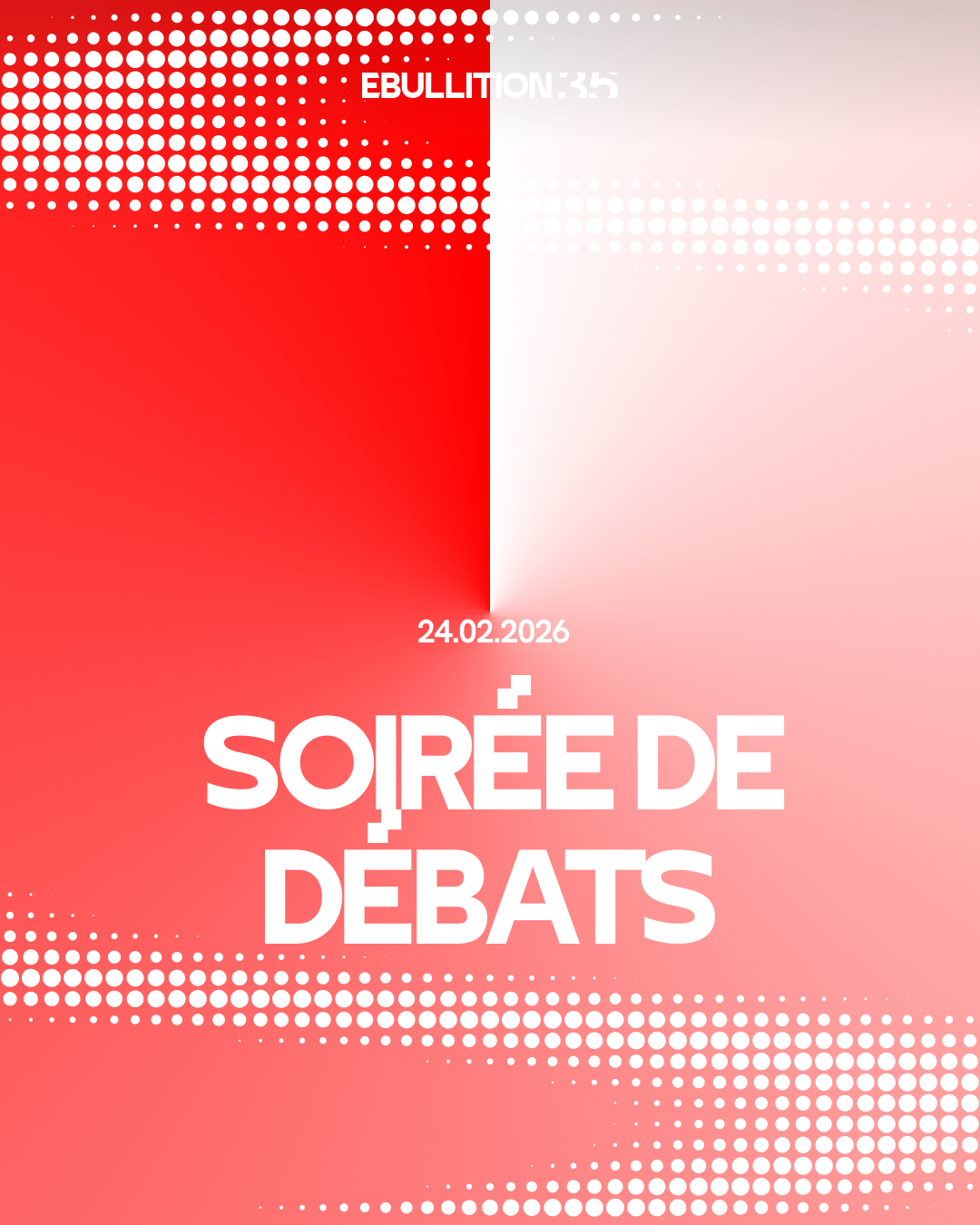 Soirée de débats politiques